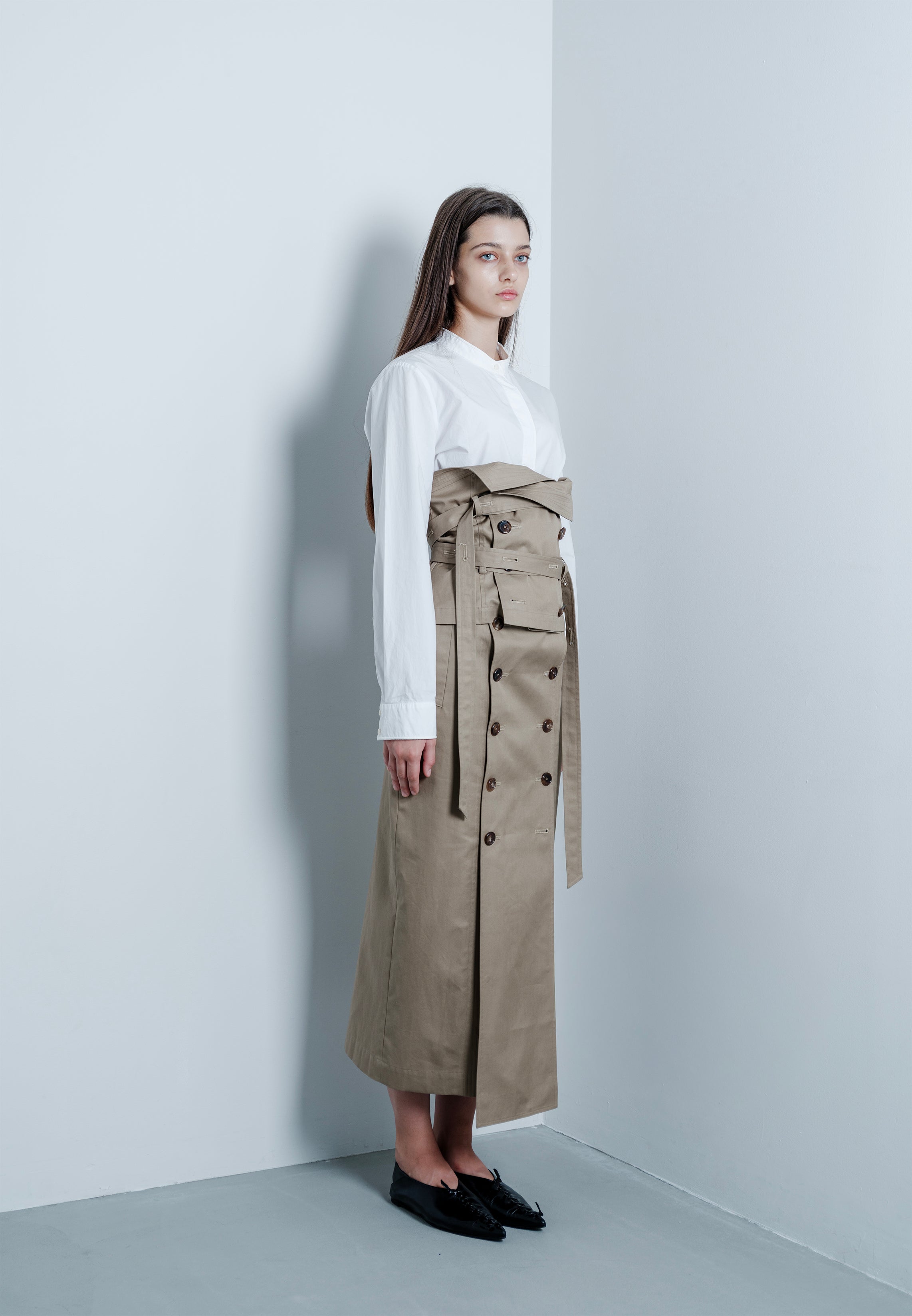 Trench Split Ensemble — Skirt