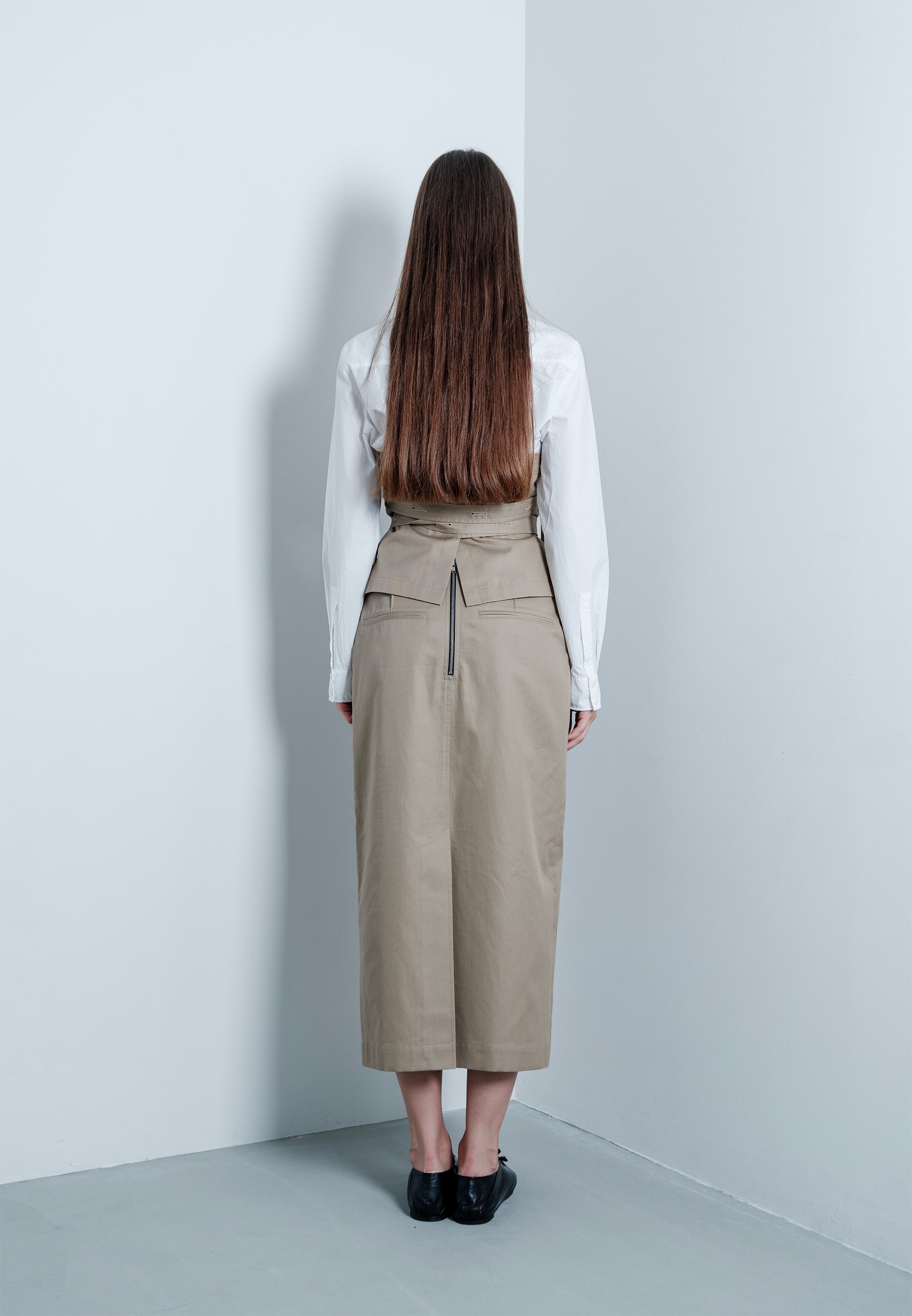 Trench Split Ensemble — Skirt