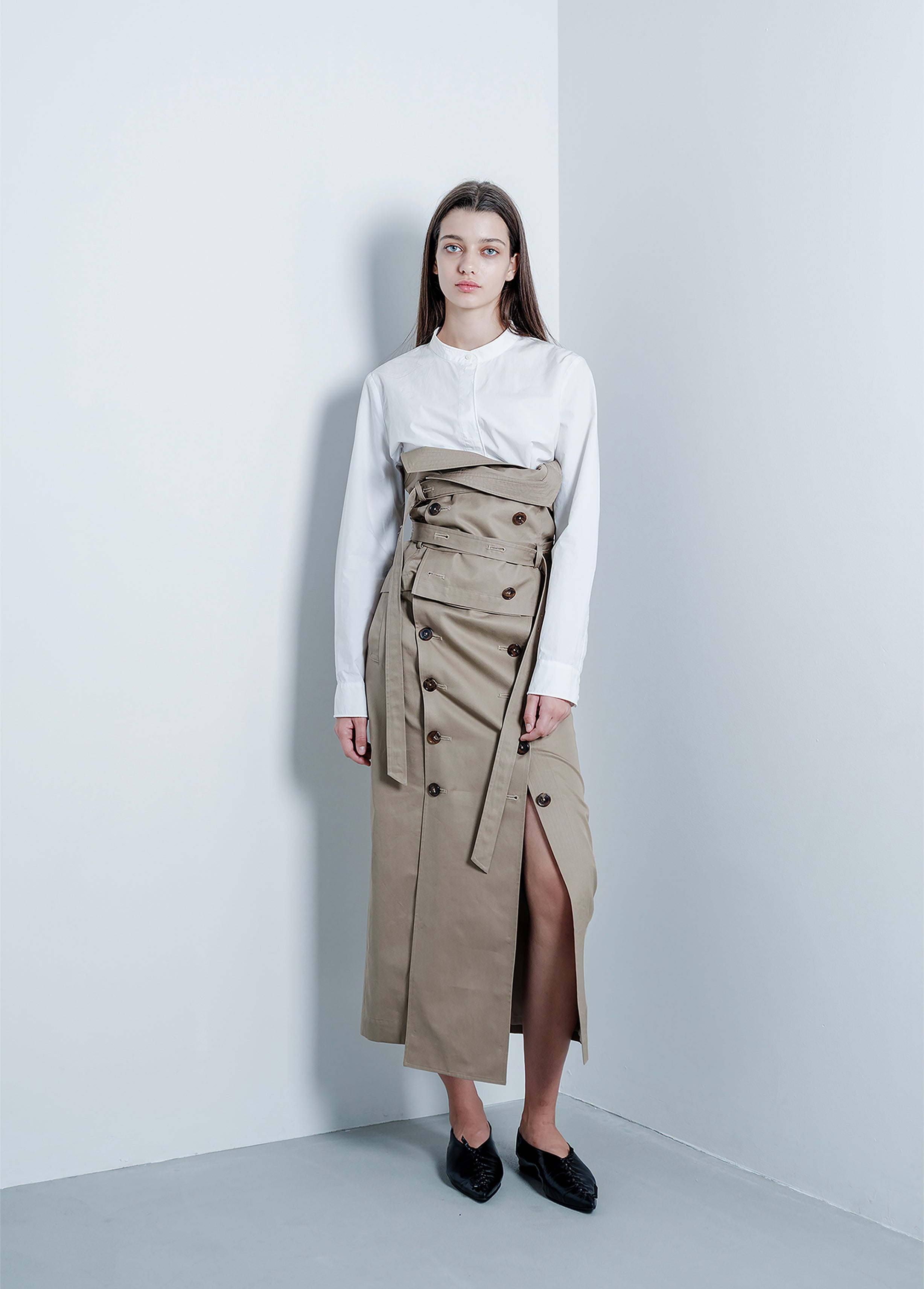 Trench Split Ensemble — Skirt