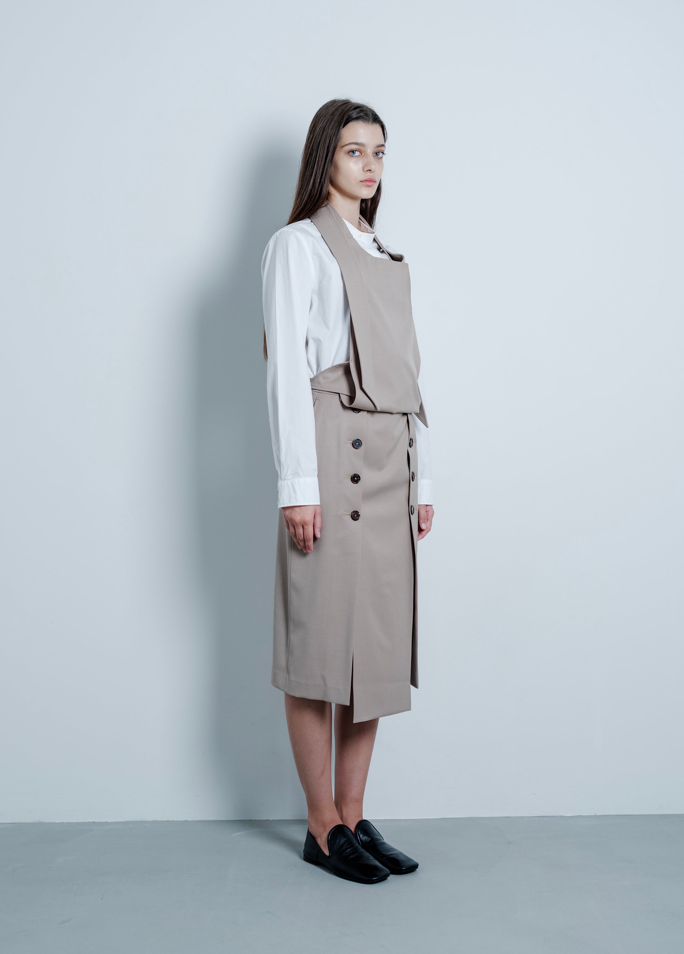 Convertible Trench Dress