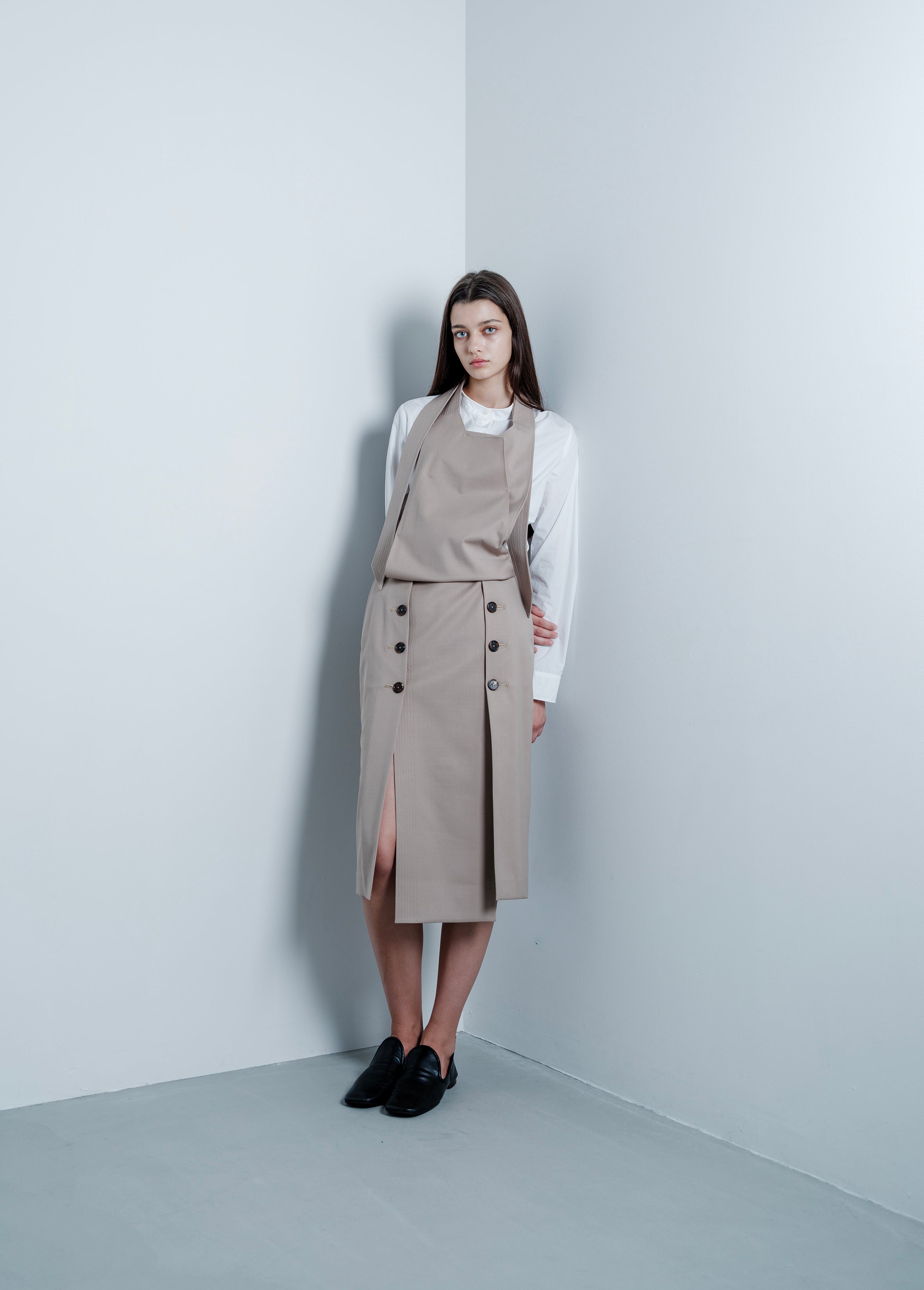 Convertible Trench Dress